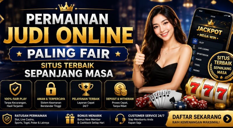Kriteria Situs Judi Online Paling Fair dan Terpercaya Sepanjang Masa